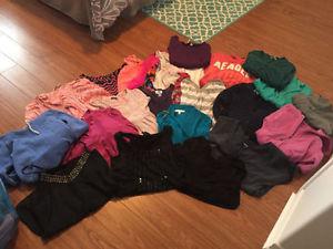 Large bag of women's tops and sweaters