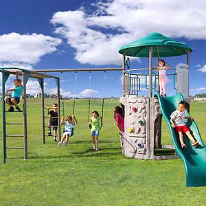 Lifetime Adventure Tower Deluxe Play Set Never installed