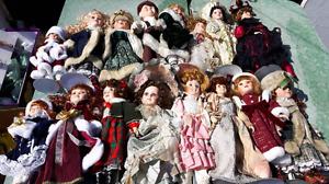 Lots of beautiful dolls