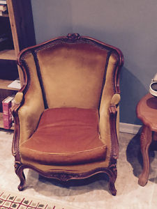 Louis XV Style Sofa and 2 Bergere Chairs