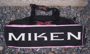 Miken Softball / Baseball Equipment Bag ~ Black + Pink