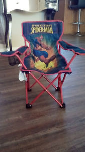 NEWER ADORABLE SPIDERMAN TODDLER LAWN CHAIR