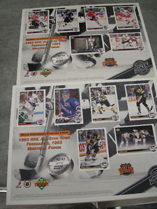  NHL ALL-STAR GAME SHEETS - LIMITED EDITIONS