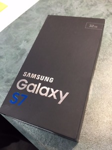 New unopened Samsung galaxy S7 Black Onyx
