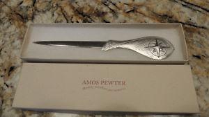 Nice gift pewter letter opener in new condition