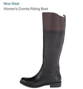 Nine West Leather Riding Boot Sz 7