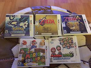 Nintendo 3DS games Pokémon Zelda Mario