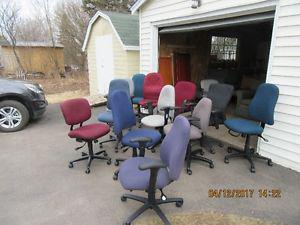 OFFICE CHAIR'S $7.50 TO $