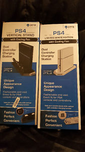 Ortz PS4 Vertical Stand with Cooling Fan - Controller