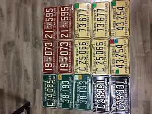 PEI license plates