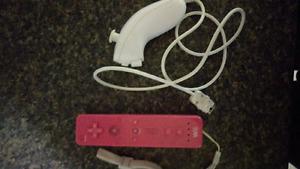 Pink WiiMote and Nunchuck Thing for Sale