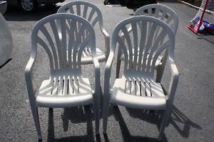 Plastic Patio Table and Chairs
