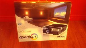 QUANTUM-PROJECTOR-QX-500 with 72 inch screen