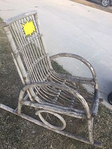 Rattan rocking chair free