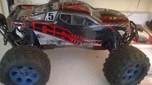 Rc car for sale was a nitro but electric nice truck