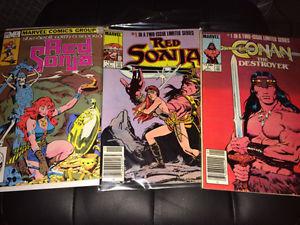 Red Sonja and Conan #1s