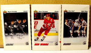 Revised Hockey Upper deck box Bottom Oversize Cards full set