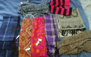 Scarves - 3 for $5. Some still with tags