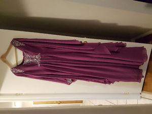 Six years purple dress