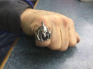 Stainless Steel Men's or Ladies Mohawk Warrior Ring
