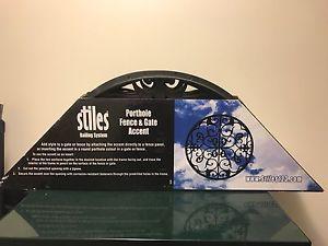 Stiles fence gate accent BLACK still in packaging