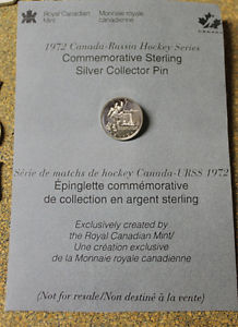 Team Canada 72 NHL Hockey Anniversary Coin pin Royal cdn