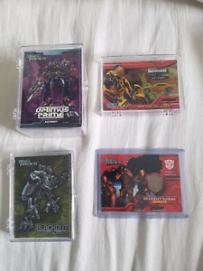 Transformers The Movie cards, complete base set and foil set