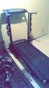 Treadmill + weight bench