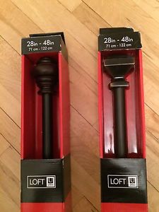 Two New LOFT Curtain Rods