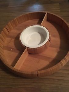 Wanted: Wooden Lazy Susan Serving Tray with removable
