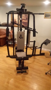 Weider gym and elliptical