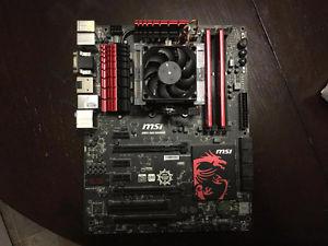 selling cpu, 8gb ram, and motherboard combo