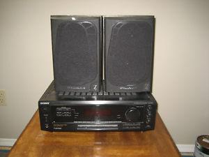 sony home theater/warfedale speakers