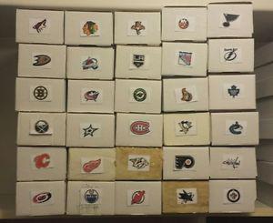 100 NHL Hockey cards of your favorite team - Only $15 each