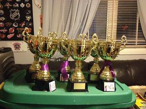 12" NEW Trophies x SIX for any sport or event
