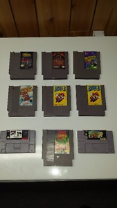 9 Games (7 NES, 2 SNES)