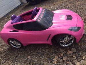 Barbie power wheels corvette