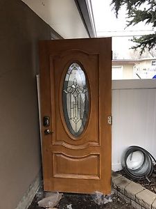 Beautiful Oak Wood Front Door