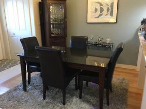 Black Granite Dining Room suite