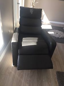 Black recliner