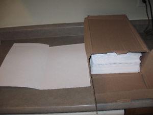 Box of 100 White Legal Folder/Letter Size Folders-$5