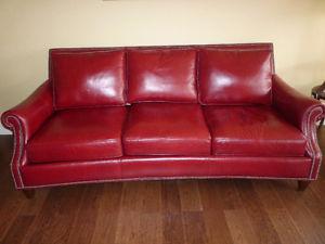 Bradington-Young Top Grain Leather Sofa