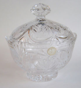 Crystal Bowl with Lid