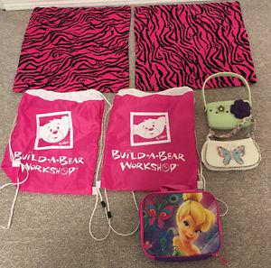 Doll Blankets, Build a Bear Bags, Purses & Tinkerbell Lunch