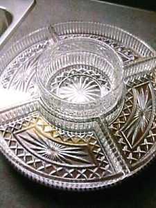 (Fifth Avenue Crystal)Rotating Party Platter