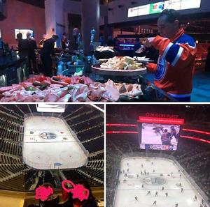Game #5: Oilers vs Sharks with All Inclusive Food and Club