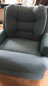 Green sofa chair