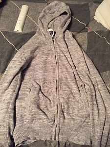 Grey zip up sweater from boat house