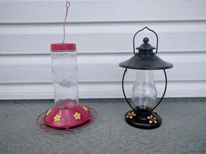 Hummingbird feeders