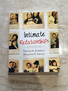 Intimate Relationships Hecol 210 Textbook U of A